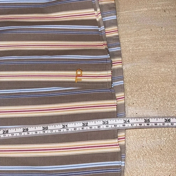 THOMAS Dean long sleeve stripe button up shirt. - Picture 5 of 9